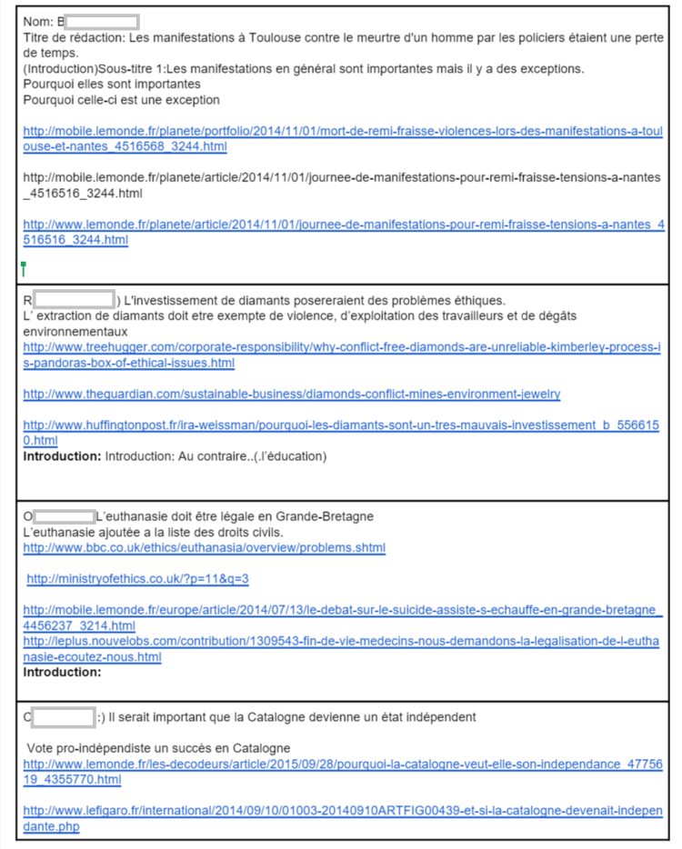 Enabling dual/tiered activities: Discussion and searching for links